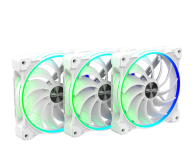 Wentylator do komputera Alpenfohn Wing Boost 3 ARGB White Triple Pack 3x140mm 84000000171